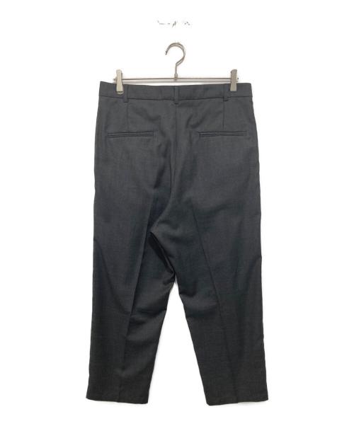 STUDIO NICHOLSON（スタジオ ニコルソン）STUDIO NICHOLSON (スタジオ ニコルソン) ALIAN WOOL MENS DOUBLE PLEAT TAPERED PANT　アランウールメンズダブルプレートテーパードパンツ　SN-405 グレー サイズ:Sの古着・服飾アイテム