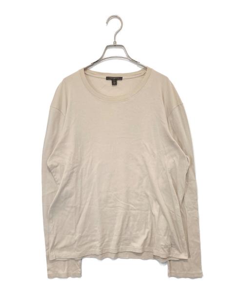 LOUIS VUITTON（ルイ ヴィトン）LOUIS VUITTON (ルイ ヴィトン) L/S カットソー　ロングスリーブ　RW061M MIJR02JAK ベージュ サイズ:Lの古着・服飾アイテム