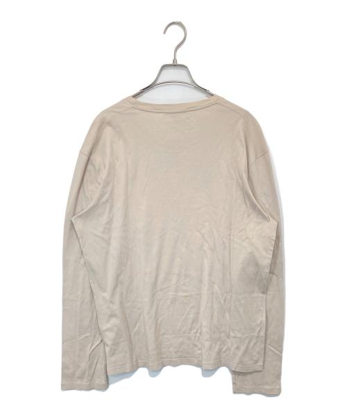 LOUIS VUITTON（ルイ ヴィトン）LOUIS VUITTON (ルイ ヴィトン) L/S カットソー　ロングスリーブ　RW061M MIJR02JAK ベージュ サイズ:Lの古着・服飾アイテム