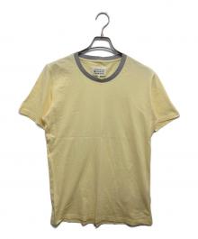 Maison Margiela（メゾンマルジェラ）の古着「ラインネックTシャツ　S30GC0596」｜イエロー