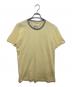 Maison Margiela（メゾンマルジェラ）の古着「ラインネックTシャツ　S30GC0596」｜イエロー