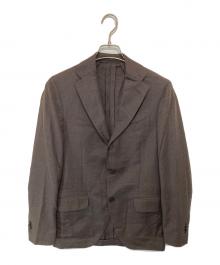 LARDINI（ラルディーニ）の古着「段返りウール3Bジャケット JN0801AQ」｜ブラウン