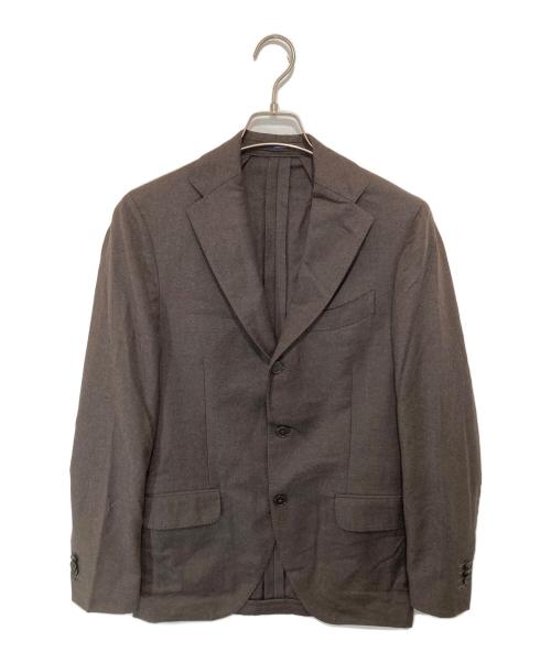 LARDINI（ラルディーニ）LARDINI (ラルディーニ) 段返りウール3Bジャケット JN0801AQ ブラウン サイズ:44の古着・服飾アイテム
