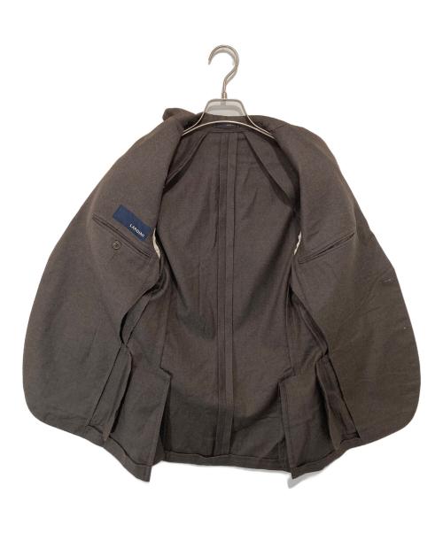 LARDINI（ラルディーニ）LARDINI (ラルディーニ) 段返りウール3Bジャケット JN0801AQ ブラウン サイズ:44の古着・服飾アイテム