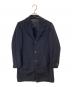 LARDINI（ラルディーニ）の古着「カシミヤチェスターコート　JL23143Q72」｜ネイビー