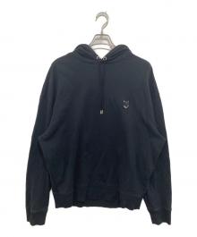 maison kitsune（メゾンキツネ）の古着「hoodie oversized　フーディーオーバーサイズ　LM00705KM0001」｜ブラック