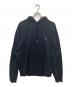 maison kitsune（メゾンキツネ）の古着「hoodie oversized　フーディーオーバーサイズ　LM00705KM0001」｜ブラック