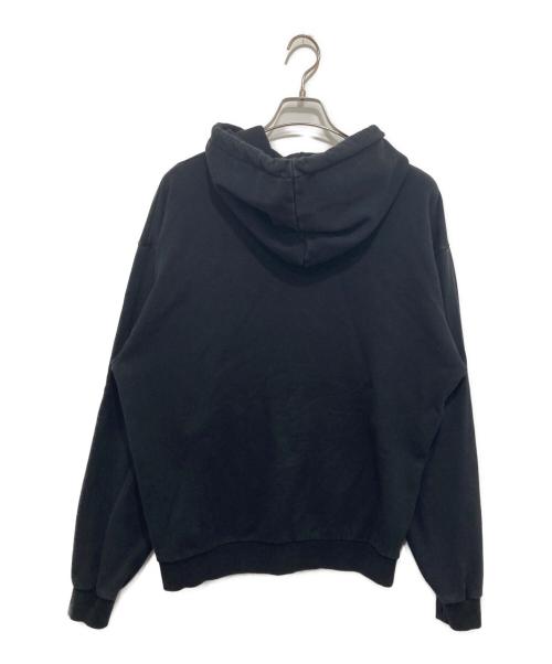 CELINE（セリーヌ）CELINE (セリーヌ) ルーズ フーディー / コットンフリース　2Y321670Q ブラック サイズ:XLの古着・服飾アイテム