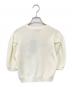 sheller (シェリエ) half sleeve stitch knit tops　ハーフスリーブステッチニットトップス アイボリー サイズ:FREE：13000円