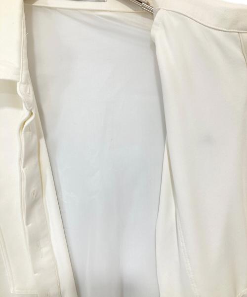 sheller（シェリエ）sheller (シェリエ) 切替シアーシャツ　SL14020209 ホワイト サイズ:FREEの古着・服飾アイテム