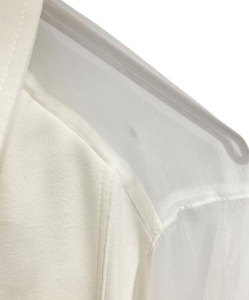sheller（シェリエ）sheller (シェリエ) 切替シアーシャツ　SL14020209 ホワイト サイズ:FREEの古着・服飾アイテム