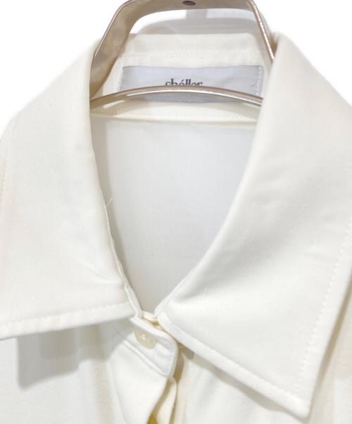 sheller（シェリエ）sheller (シェリエ) 切替シアーシャツ　SL14020209 ホワイト サイズ:FREEの古着・服飾アイテム