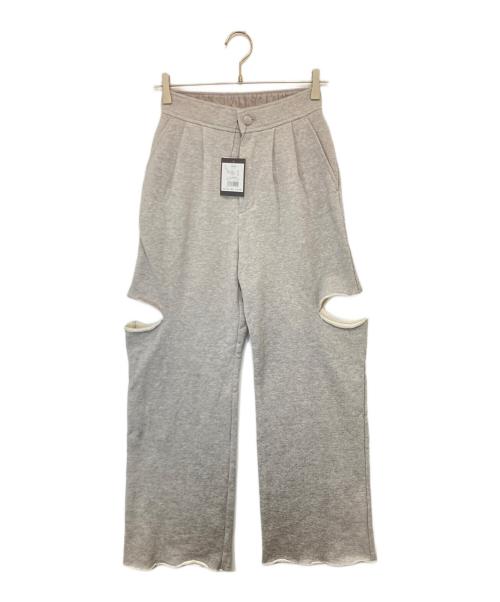 ANR（エーエヌアール）ANR (エーエヌアール) 2WAY SLIT SWEAT PANTS　ツーウェイスリットスウェットパンツ　SHP250610 グレー サイズ:Sの古着・服飾アイテム