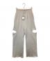 ANR（エーエヌアール）の古着「2WAY SLIT SWEAT PANTS　ツーウェイスリットスウェットパンツ　SHP250610」｜グレー