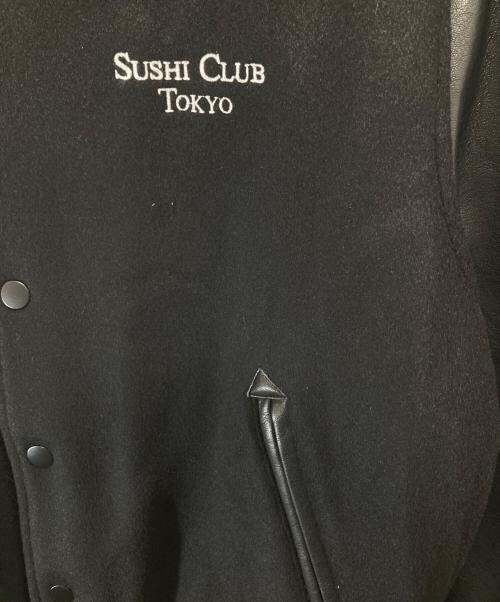 Sushi club（スシクラブ）Sushi club (スシクラブ) スタジャン ブラック サイズ:Sの古着・服飾アイテム