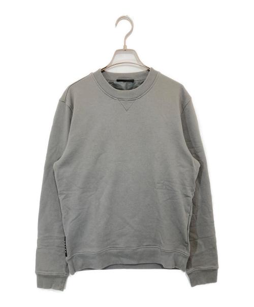 PRADA（プラダ）PRADA (プラダ) クルーネックスウェット　SJM264 R192 グレー サイズ:Sの古着・服飾アイテム