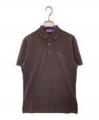 RALPH LAUREN Purple Labelラルフ ローレン パープル レーベル）の古着「ポロシャツ」｜ブラウン