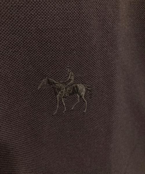 RALPH LAUREN Purple Label（ラルフ ローレン パープル レーベル）RALPH LAUREN PURPLE LABEL (ラルフ ローレン パープル レーベル) ポロシャツ ブラウン サイズ:XSの古着・服飾アイテム