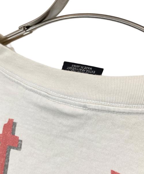 SAINT MICHAEL（セントマイケル）SAINT MICHAEL (セントマイケル) SS TEE / SAINT WAR　ショートスリーブティー セントウォー　SM-YS8-0000-007 ホワイト サイズ:Lの古着・服飾アイテム