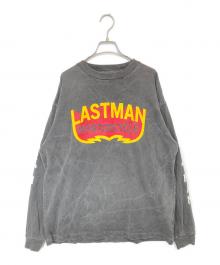 LASTMAN（ラストマン）の古着「LS PRINT TEE MOTORCYCLE　ロングスリーブモーターサイクル　252LM-CT10」｜ブラック