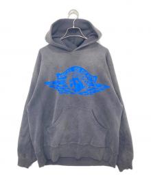 SAINT MICHAEL（セントマイケル）の古着「ANGEL HOODIE/BLACK　エンジェルフーディー　SM-HR1-0000-052」｜グレー