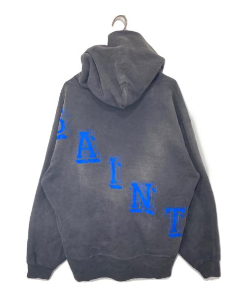 SAINT MICHAEL（セントマイケル）SAINT MICHAEL (セントマイケル) ANGEL HOODIE/BLACK　エンジェルフーディー　SM-HR1-0000-052 グレー サイズ:Mの古着・服飾アイテム