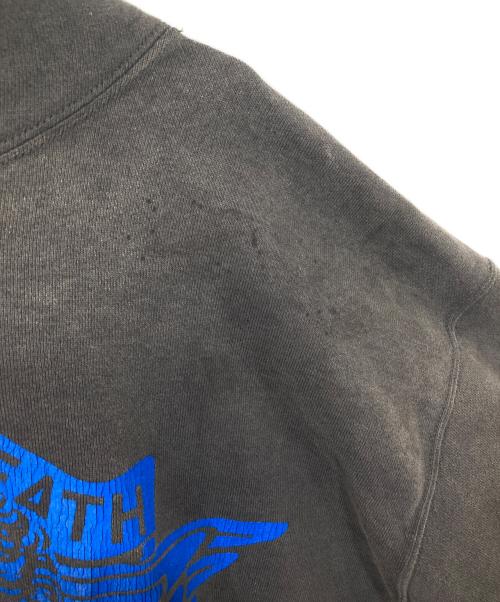 SAINT MICHAEL（セントマイケル）SAINT MICHAEL (セントマイケル) ANGEL HOODIE/BLACK　エンジェルフーディー　SM-HR1-0000-052 グレー サイズ:Mの古着・服飾アイテム
