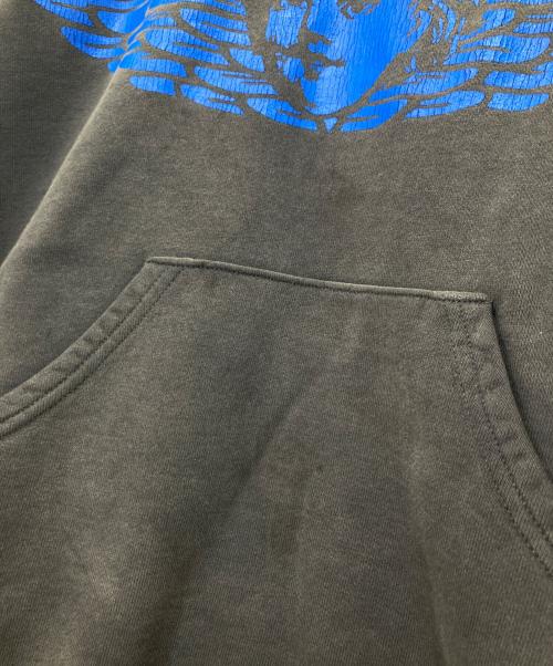 SAINT MICHAEL（セントマイケル）SAINT MICHAEL (セントマイケル) ANGEL HOODIE/BLACK　エンジェルフーディー　SM-HR1-0000-052 グレー サイズ:Mの古着・服飾アイテム
