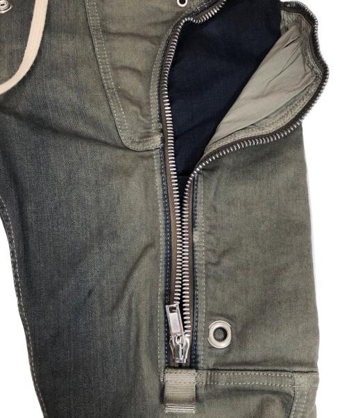 RICK OWENS（リックオウエンス）RICK OWENS (リックオウエンス) BAUHAUS CARGO PANTS デニム バウハウス カーゴパンツ RU02E1377-SDKDEG インディゴ サイズ:48の古着・服飾アイテム