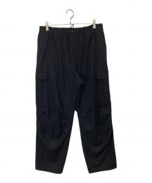 Y-3（ワイスリー）の古着「CLASSIC FLANNEL CARGO PANTS　クラシックフランネルカーゴパンツ　hb3391」｜ブラック