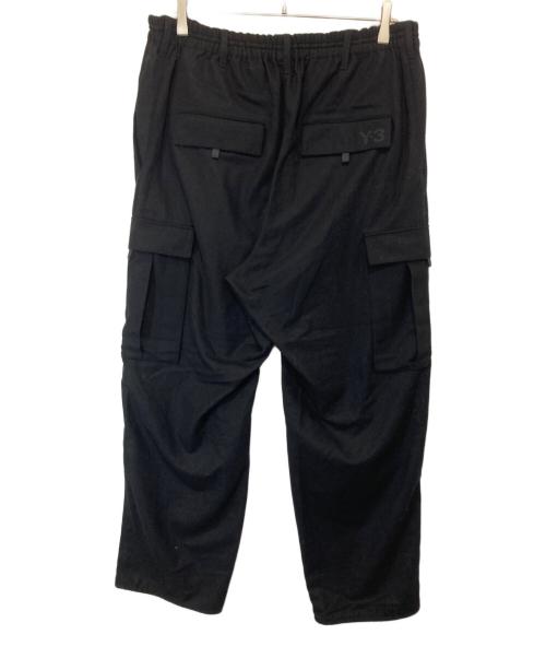 Y-3（ワイスリー）Y-3 (ワイスリー) CLASSIC FLANNEL CARGO PANTS　クラシックフランネルカーゴパンツ　hb3391 ブラック サイズ:Lの古着・服飾アイテム