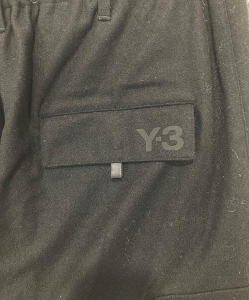 Y-3（ワイスリー）Y-3 (ワイスリー) CLASSIC FLANNEL CARGO PANTS　クラシックフランネルカーゴパンツ　hb3391 ブラック サイズ:Lの古着・服飾アイテム
