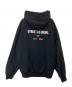 SUPREME (シュプリーム) WTAPS (ダブルタップス) Sic'em! hooded sewatshirt　シッケム！フーデッドスウェットシャツ ブラック サイズ:XL：13000円