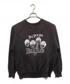 HUMAN MADE×THE BEATLESヒューマンメイド×ビートルズ）の古着「BEATLES TSURIAMI SWEATSHIRT ビートルズ ツリアミ スウェットシャツ」｜グレー