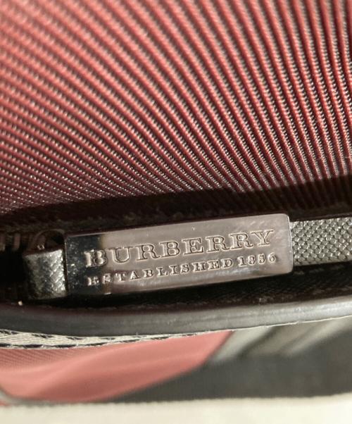 BURBERRY（バーバリー）BURBERRY (バーバリー) ショルダーバッグ　	FP5954 ワインレッドの古着・服飾アイテム
