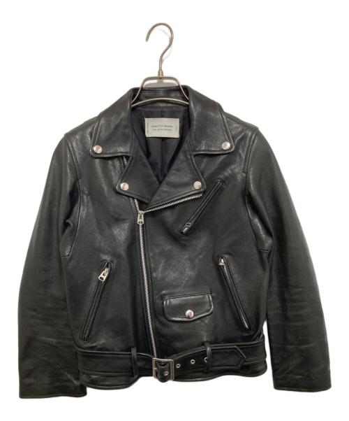 beautiful people（ビューティフルピープル）beautiful people (ビューティフルピープル) UNITED ARROWS (ユナイテッドアローズ) 別注ダブルライダースジャケット 1672402401 ブラック サイズ:140の古着・服飾アイテム