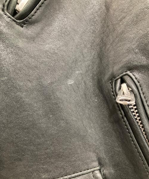beautiful people（ビューティフルピープル）beautiful people (ビューティフルピープル) UNITED ARROWS (ユナイテッドアローズ) 別注ダブルライダースジャケット 1672402401 ブラック サイズ:140の古着・服飾アイテム