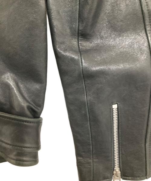 beautiful people（ビューティフルピープル）beautiful people (ビューティフルピープル) UNITED ARROWS (ユナイテッドアローズ) 別注ダブルライダースジャケット 1672402401 ブラック サイズ:140の古着・服飾アイテム