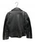 beautiful people (ビューティフルピープル) UNITED ARROWS (ユナイテッドアローズ) 別注ダブルライダースジャケット 1672402401 ブラック サイズ:140：18000円