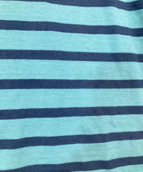 HUMAN MADE（ヒューマンメイド）HUMAN MADE (ヒューマンメイド) STRIPED L/S T-SHIRT　ストライプロングスリーブティーシャツ スカイブルー サイズ:XLの古着・服飾アイテム
