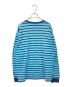 HUMAN MADE (ヒューマンメイド) STRIPED L/S T-SHIRT　ストライプロングスリーブティーシャツ スカイブルー サイズ:XL：18000円
