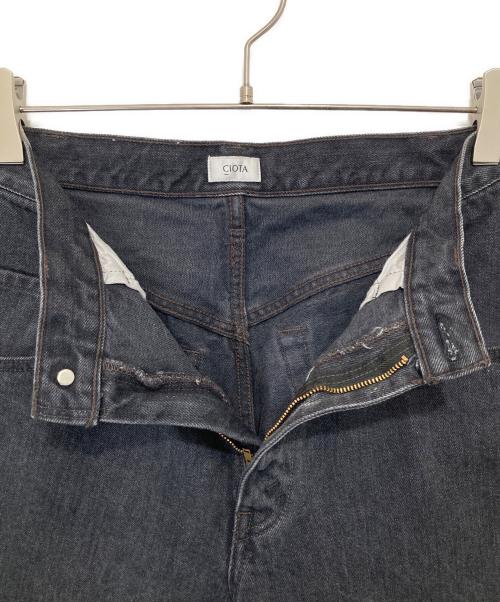 CIOTA（シオタ）CIOTA (シオタ) Baggy 5 Pocket Pants　バギーファイブポケットパンツ　PTLM-25BG ブラック サイズ:28の古着・服飾アイテム