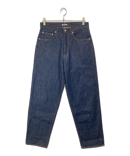 AURALEE（オーラリー）AURALEE (オーラリー) HARD TWIST DENIM WIDE PANTS　ハードツイステッドデニムワイドパンツ　A00P03DM インディゴ サイズ:30の古着・服飾アイテム