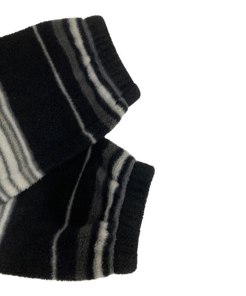SUPREME（シュプリーム）SUPREME (シュプリーム) Strip Zip Up Fleece Jacket　ストライプジップアップフリースジャケット ブラック サイズ:Lの古着・服飾アイテム