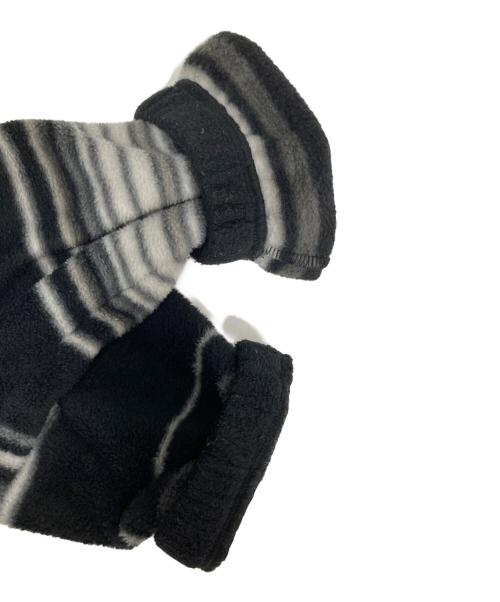 SUPREME（シュプリーム）SUPREME (シュプリーム) Strip Zip Up Fleece Jacket　ストライプジップアップフリースジャケット ブラック サイズ:Lの古着・服飾アイテム