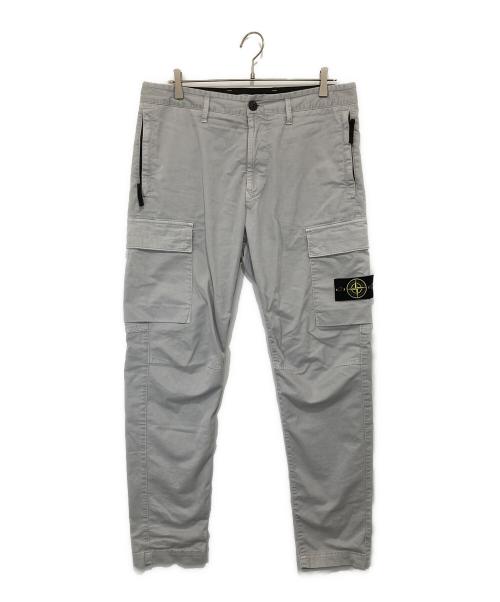 STONE ISLAND（ストーンアイランド）STONE ISLAND (ストーンアイランド) ガーメントダイ ロゴ刺繍パッチ　K1S153100304 S0004ツ ライトグレー サイズ:W32の古着・服飾アイテム