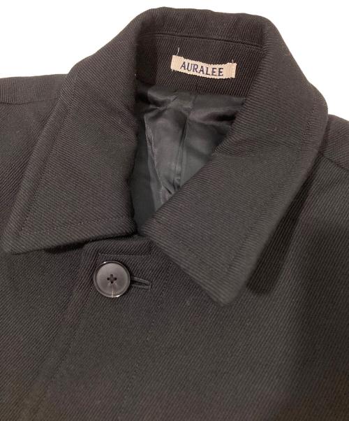 AURALEE（オーラリー）AURALEE (オーラリー) DOUBLE CLOTH HARD TWIST CARSEY BLOUSON ダブルクロスハードツイストケイシーブルゾン ブラック サイズ:3の古着・服飾アイテム