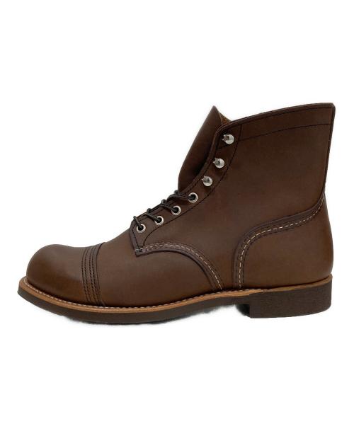 RED WING（レッドウィング）RED WING (レッドウィング) Iron Ranger　アイアンレンジャー　8111 ブラウン サイズ:27の古着・服飾アイテム