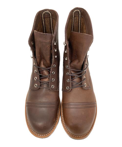 RED WING（レッドウィング）RED WING (レッドウィング) Iron Ranger　アイアンレンジャー　8111 ブラウン サイズ:27の古着・服飾アイテム