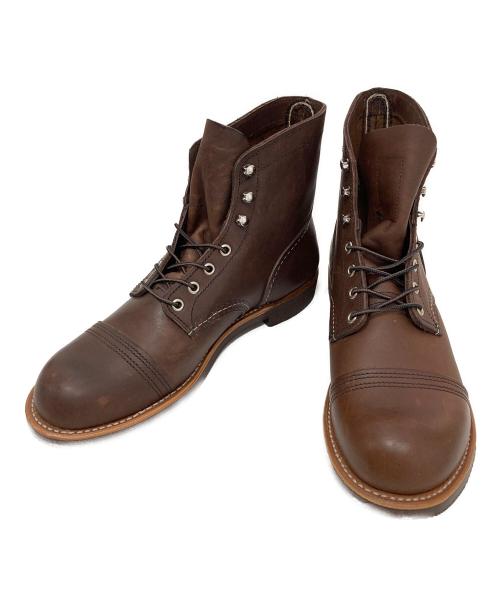 RED WING（レッドウィング）RED WING (レッドウィング) Iron Ranger　アイアンレンジャー　8111 ブラウン サイズ:27の古着・服飾アイテム